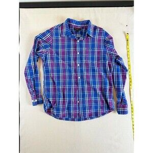 Banana Republic Soft Wash Plaid Button Down Shirt Men’s Large